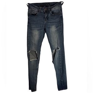 Tinseltown couture ripped blue jeans size 1